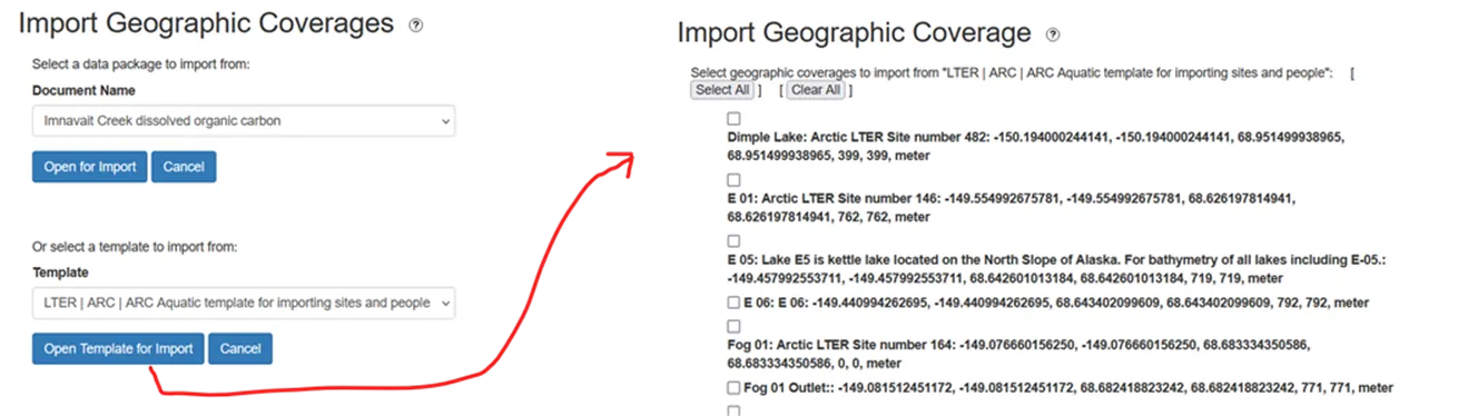 4. Import geographic coverages