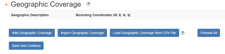 11. Geographic coverage