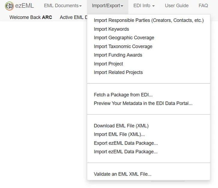 12. Preview your metadata in the EDI data portal