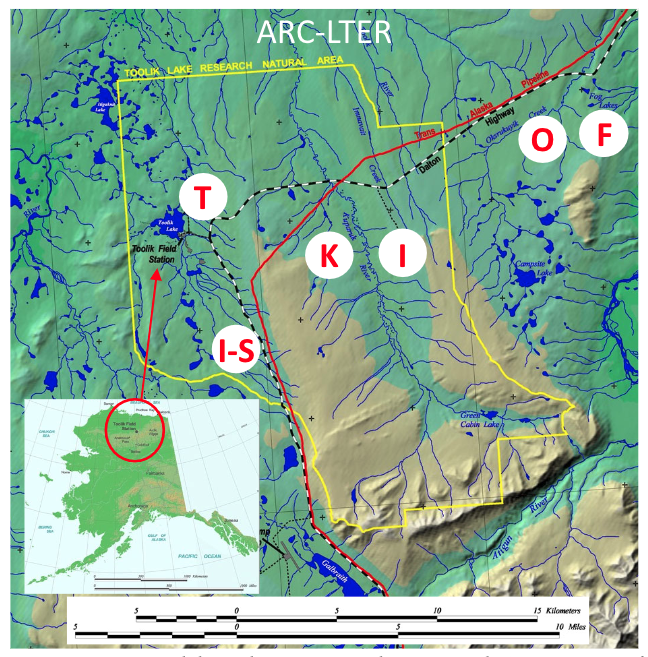 Map of LTER Sites