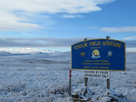 Sign for Toolik Field Station